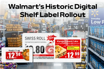 Walmart тарихий ракъамлы раф ярлыгъынынъ чыкъарылмасына